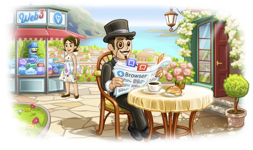 Telegram 浏览器、迷你应用商店、赠送星星等功能
